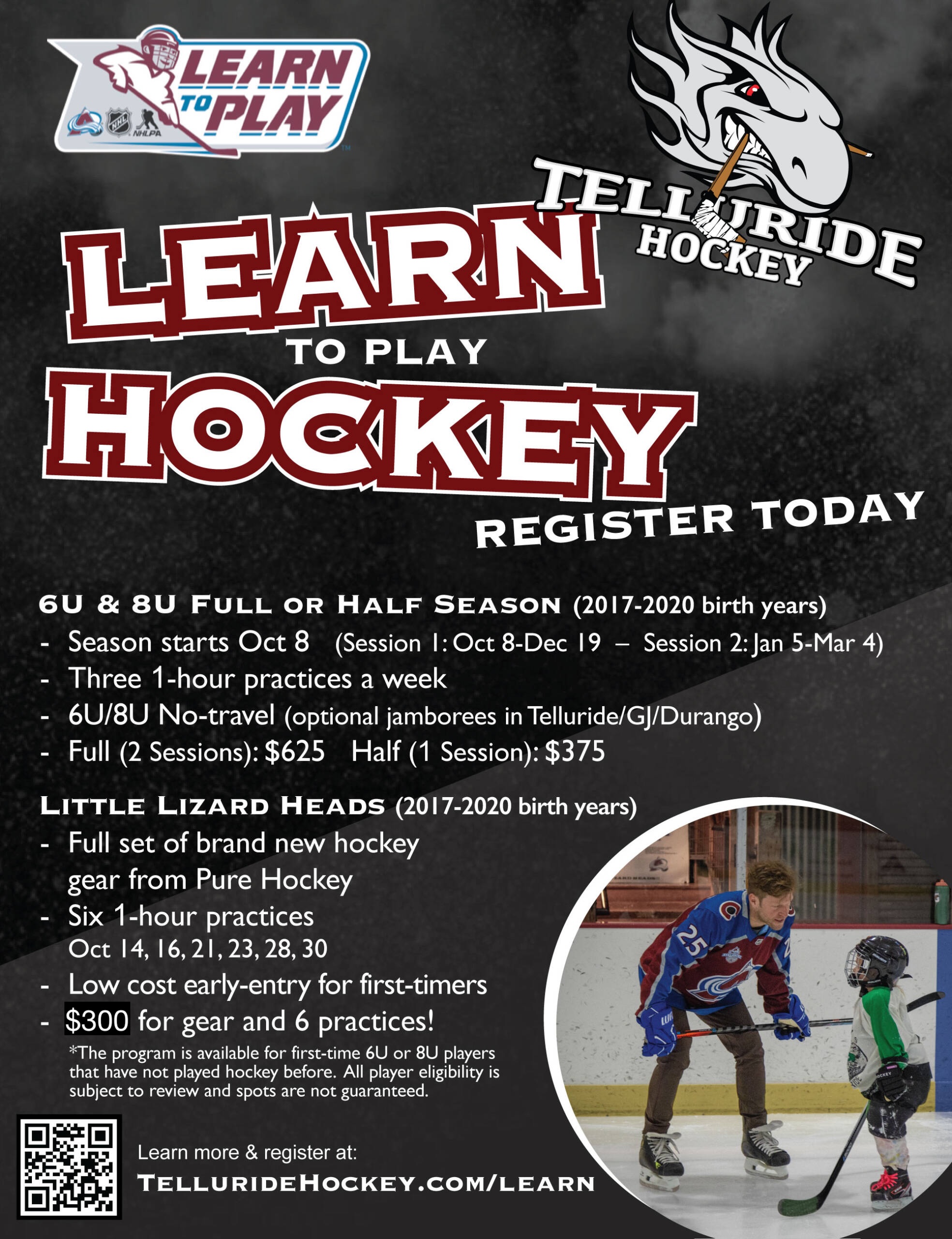 Learn to play hockey