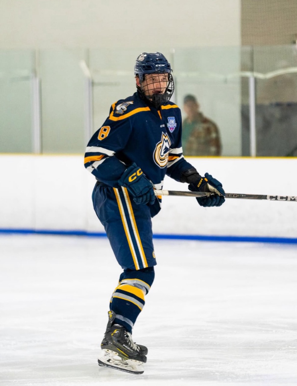 Mason Scanlon Tilton School, Captain 2025 NH Avalanche (Juniors)