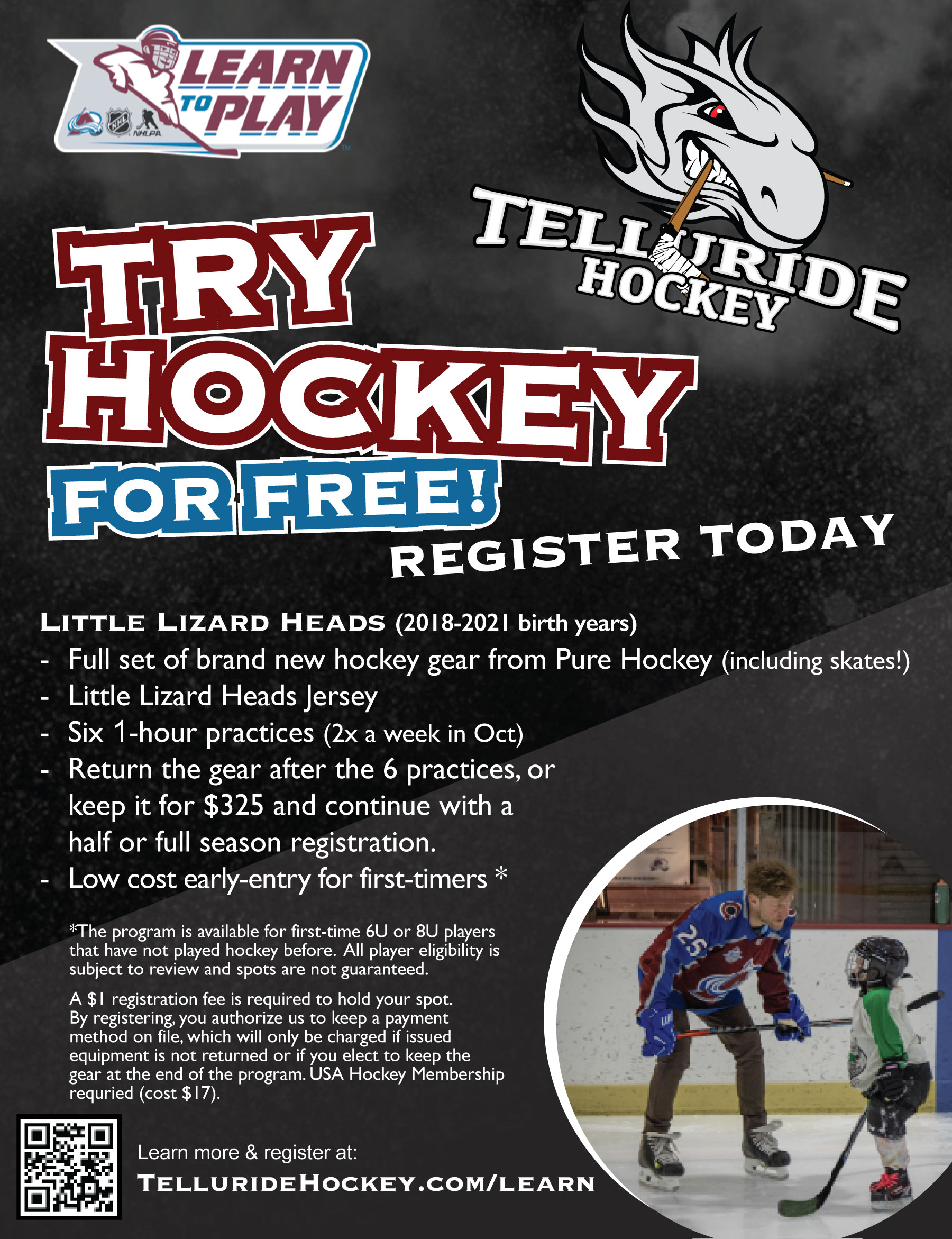 try hockey for free