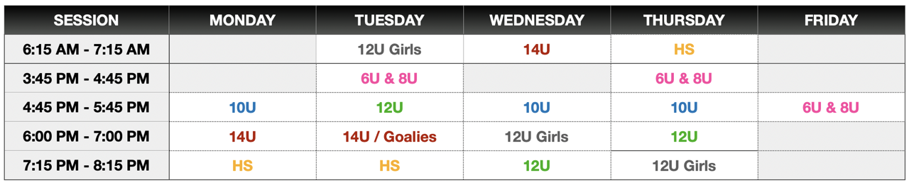 schedule 2025-26